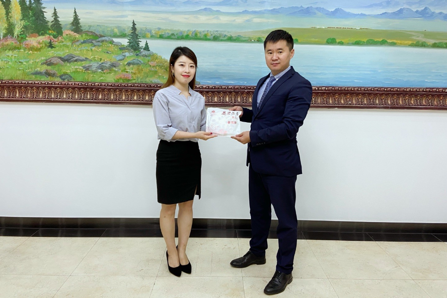 中农促茶委会拜访蒙古国驻华大使馆