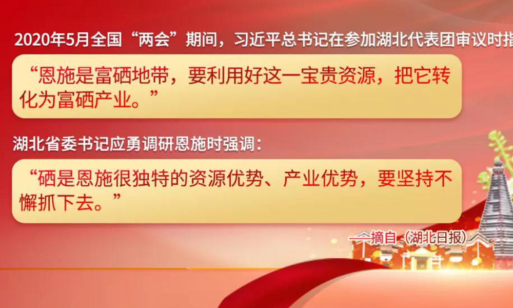 《湖北省支持革命老区振兴发展的实施意见》发布，将支持恩施建设世界硒都·中国硒谷