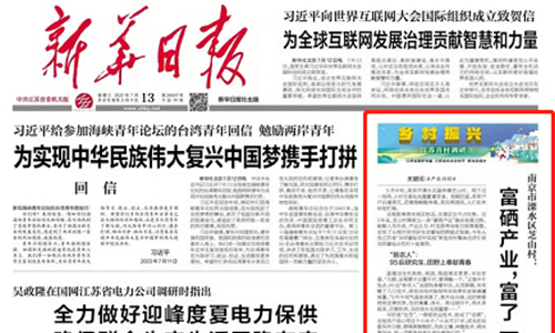 新华日报丨富硒产业，富了一方百姓