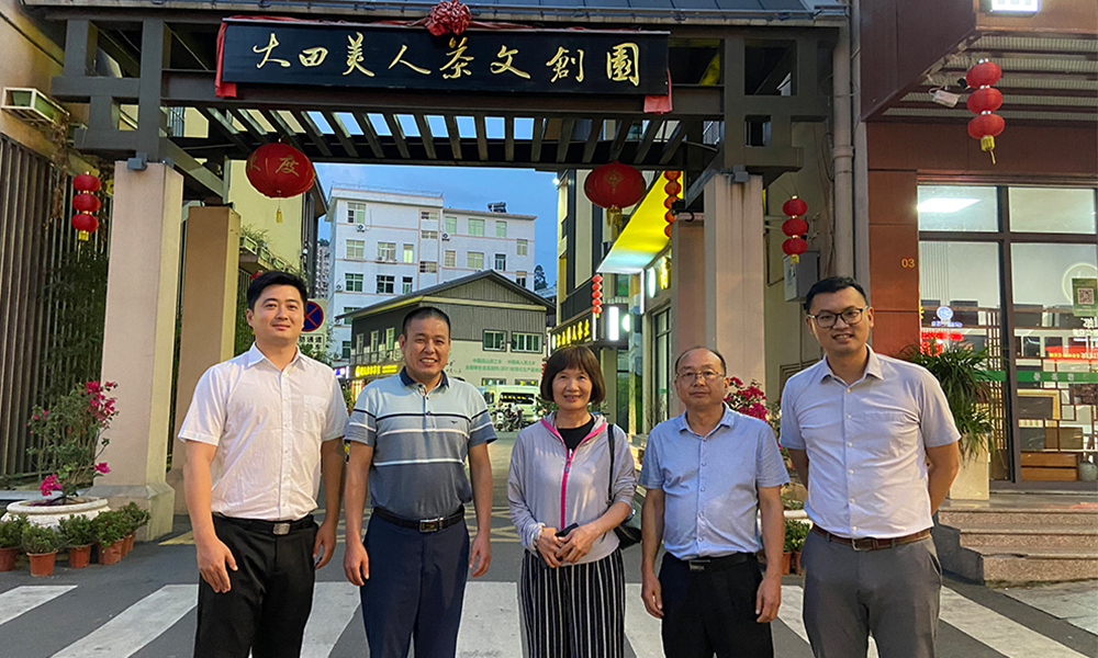 中农促茶产业分会副会长李桂群一行赴福建省大田县调研茶旅发展