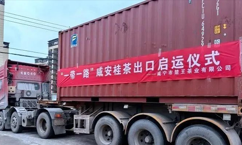 湖北咸宁逾7吨“咸安桂茶”出口至马来西亚