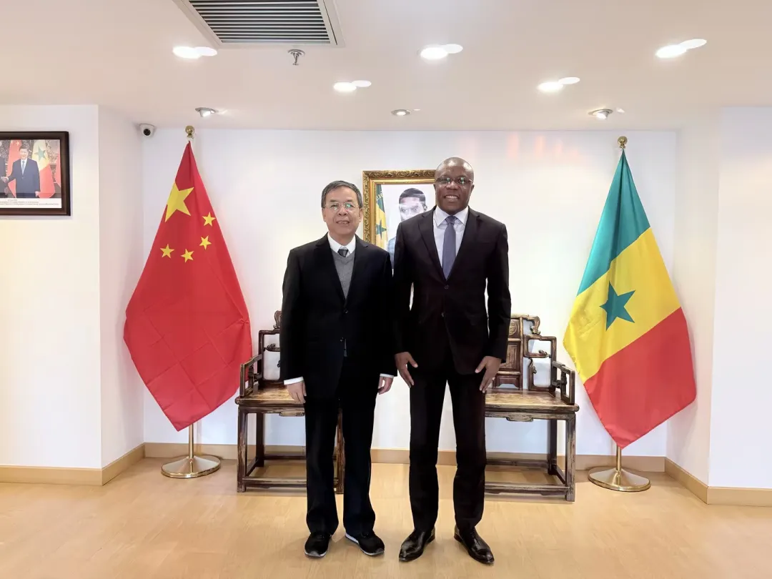 我会副会长刘桂才一行拜访塞内加尔驻华大使伊布拉伊玛·锡拉